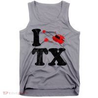 I Love Texas Chainsaw Tank Top thumb 0