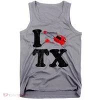 I Love Texas Chainsaw Tank Top thumb 0