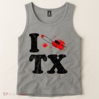 I Love Texas Chainsaw Tank Top thumb 2