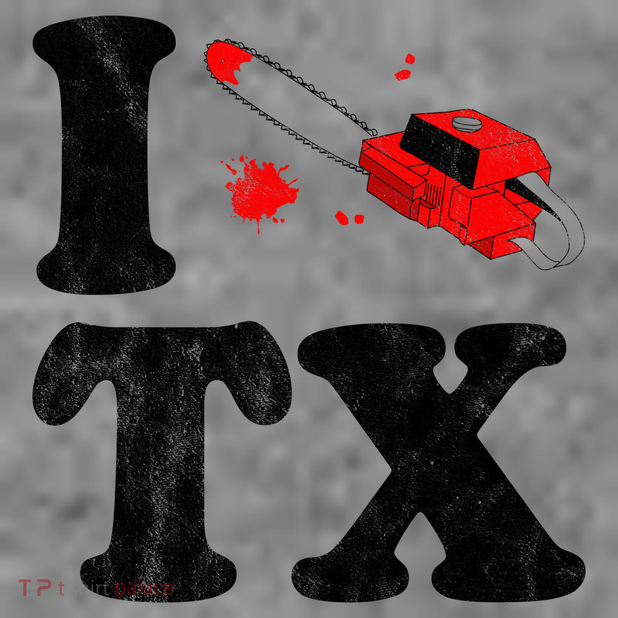 I Love Texas Chainsaw Tank Top