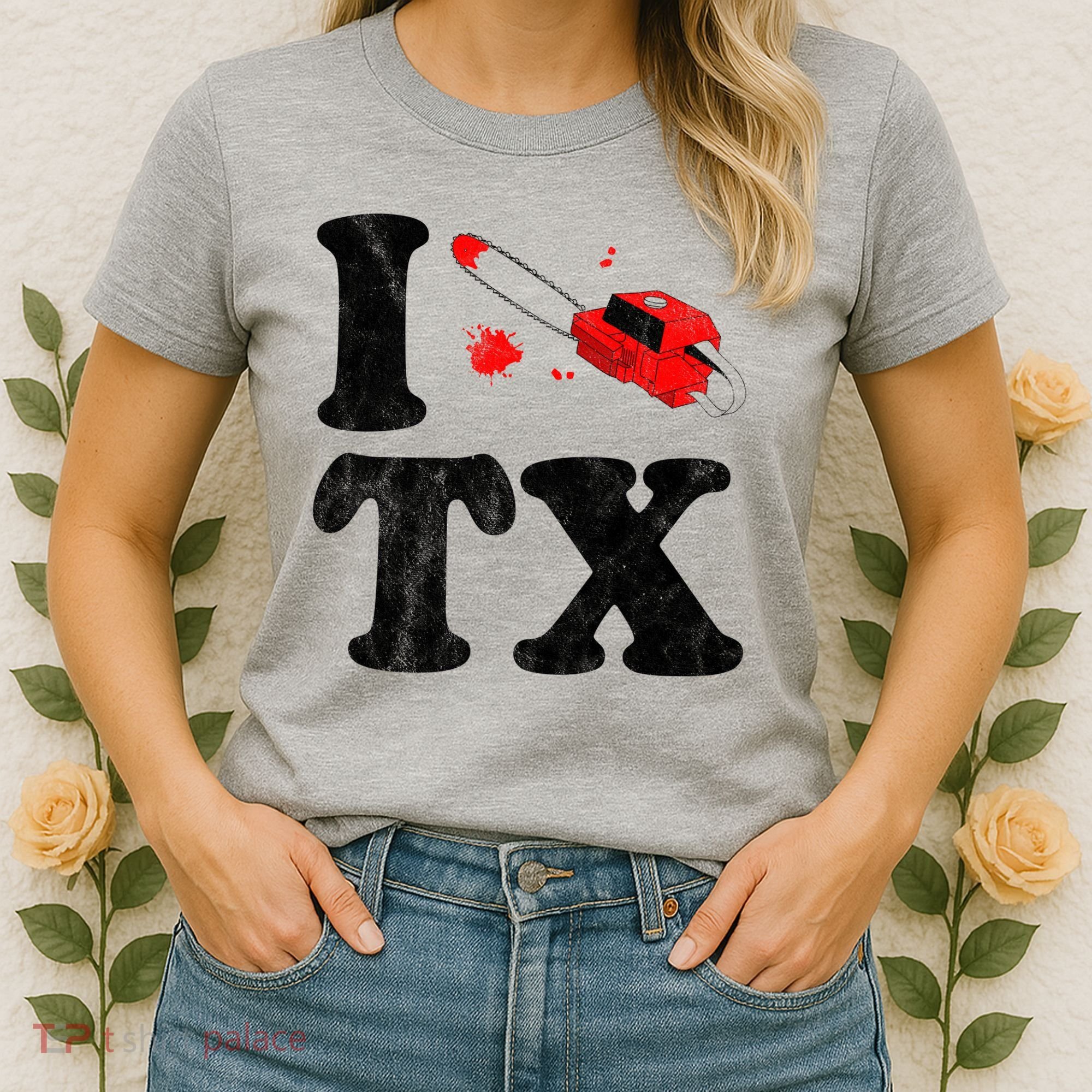 I Love Texas Chainsaw Women's T-Shirt