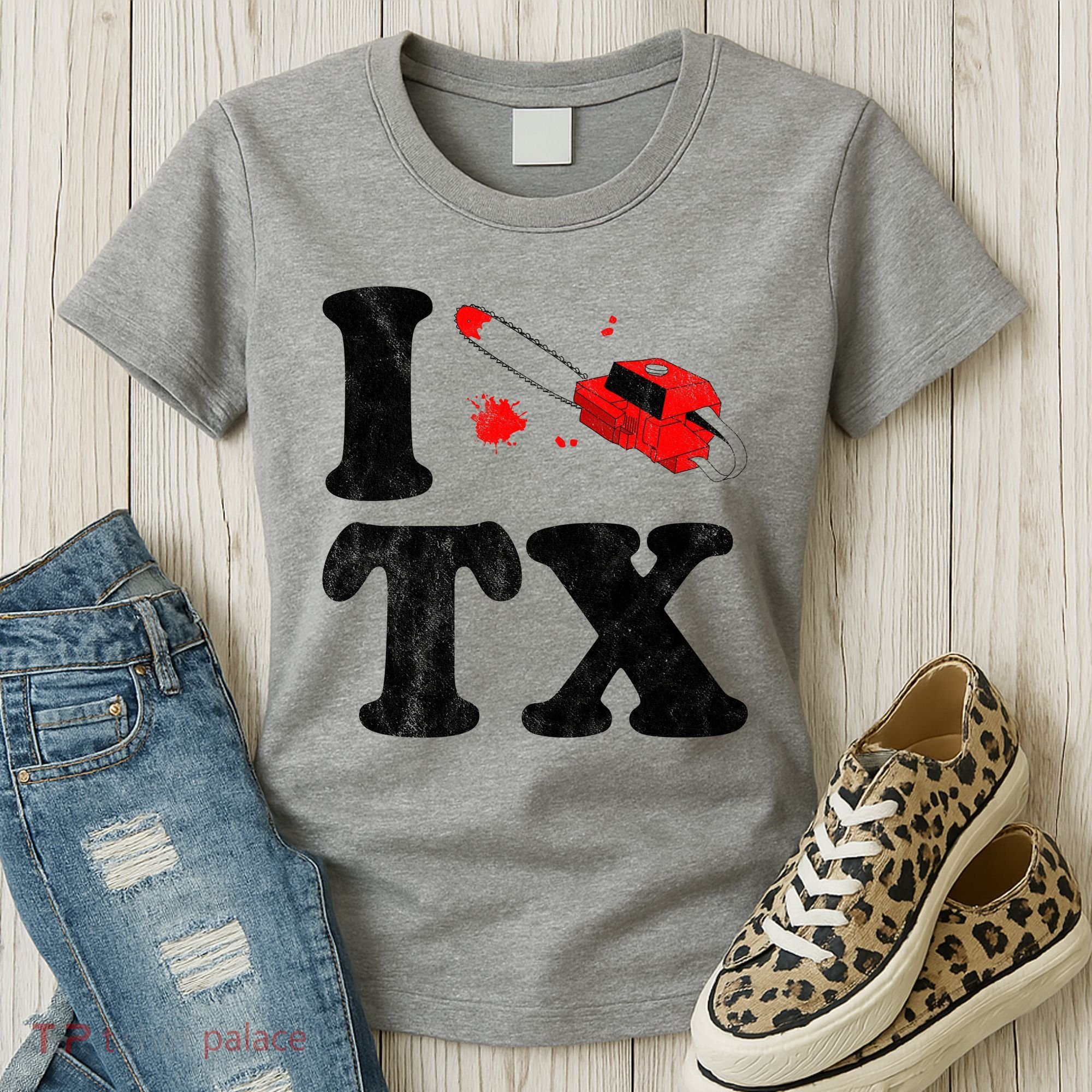 I Love Texas Chainsaw Women's T-Shirt