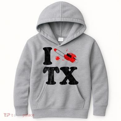 I Love Texas Chainsaw Kids Hoodie