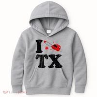 I Love Texas Chainsaw Kids Hoodie thumb 0