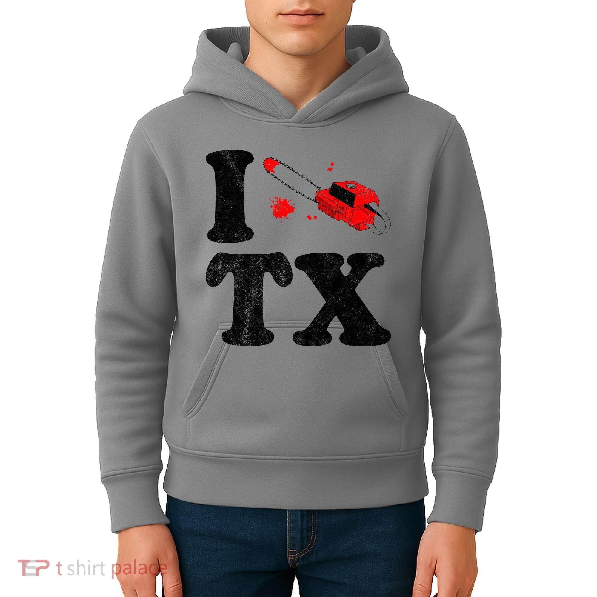 I Love Texas Chainsaw Kids Hoodie