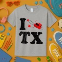 I Love Texas Chainsaw Kids T-Shirt thumb 3