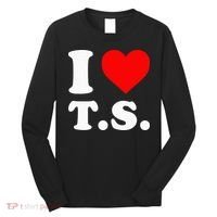 I Love T.S I Heart T.S Long Sleeve Shirt thumb 0