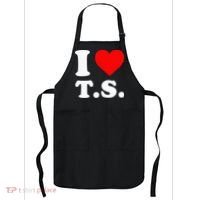 I Love T.S I Heart T.S Apron thumb 0