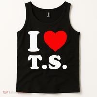 I Love T.S I Heart T.S Tank Top thumb 2