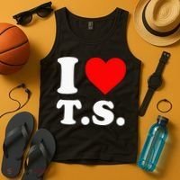 I Love T.S I Heart T.S Tank Top thumb 4