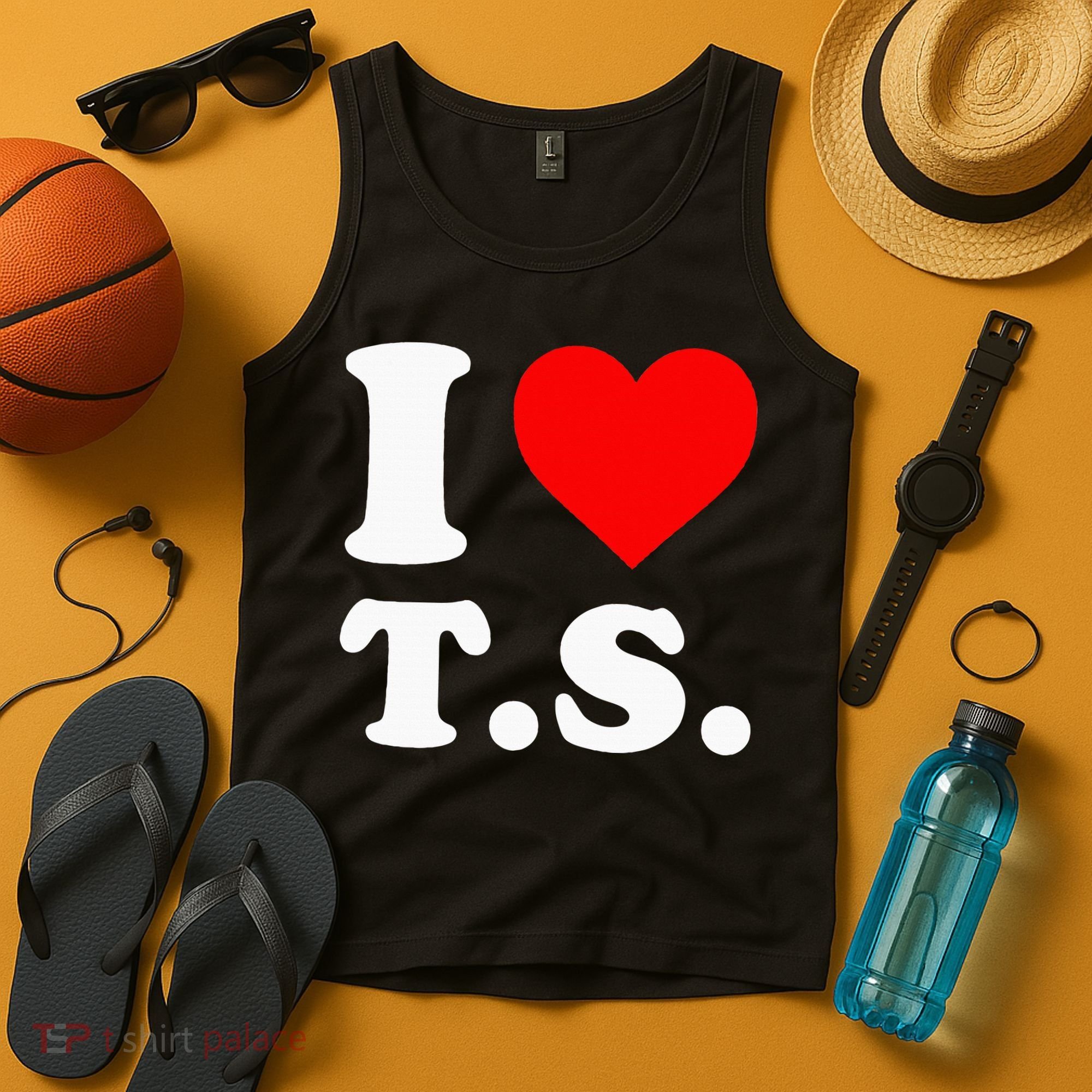 I Love T.S I Heart T.S Tank Top