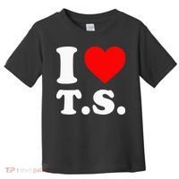 I Love T.S I Heart T.S Toddler T-Shirt thumb 0