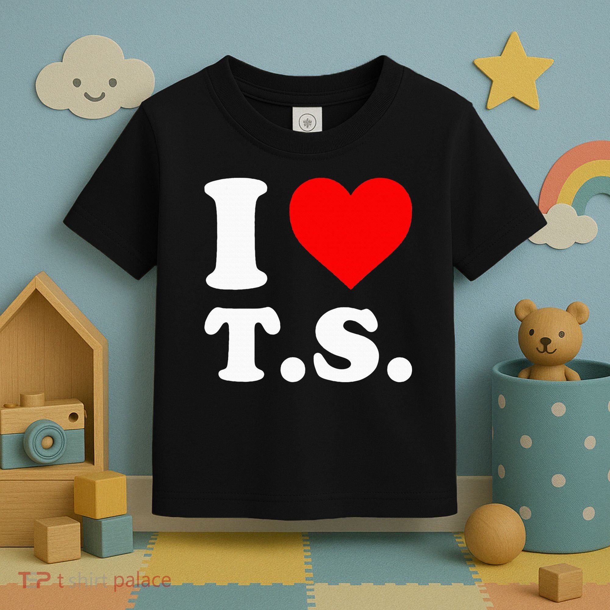 I Love T.S I Heart T.S Toddler T-Shirt