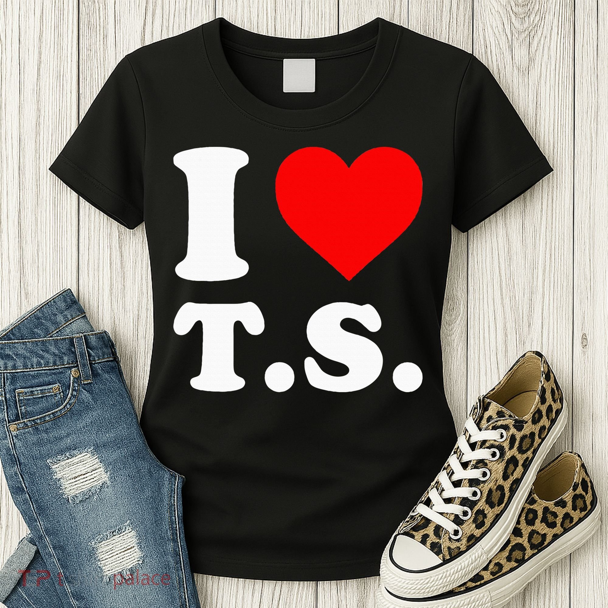 I Love T.S I Heart T.S Women's T-Shirt