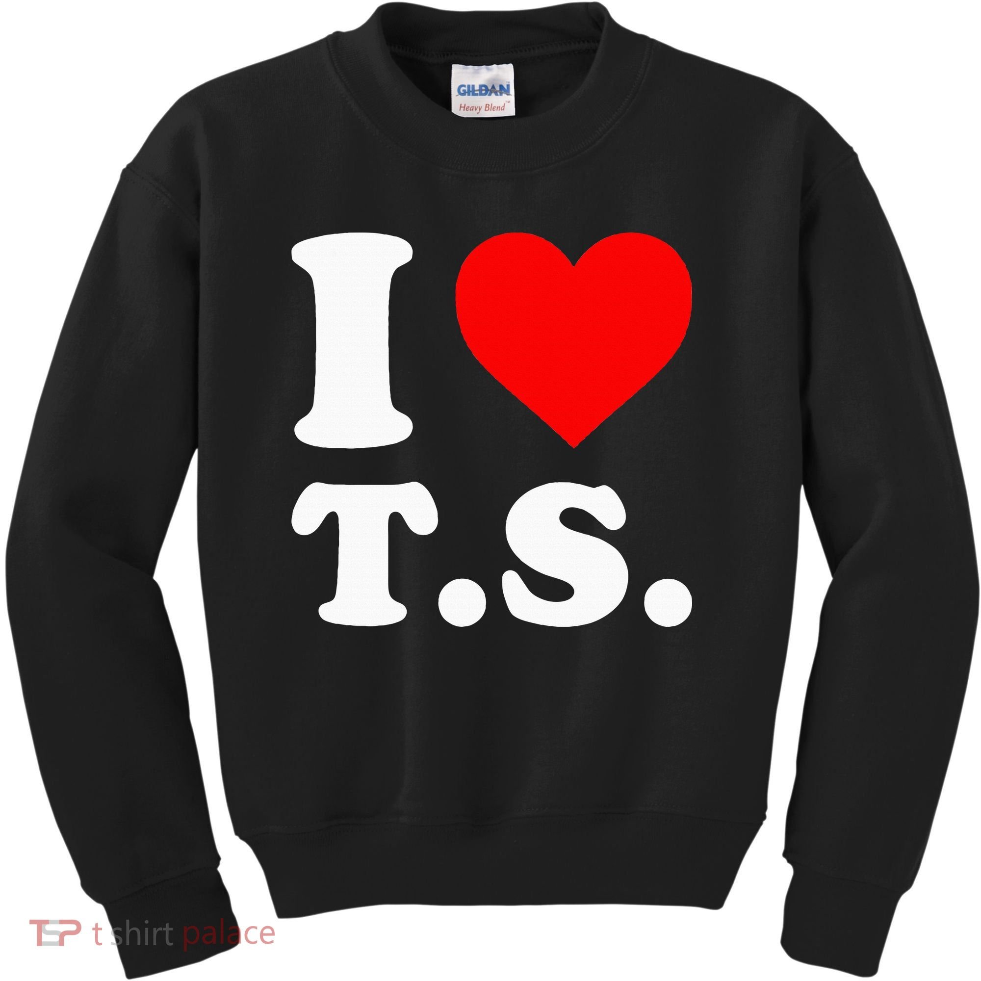 I Love T.S I Heart T.S Kids Sweatshirt