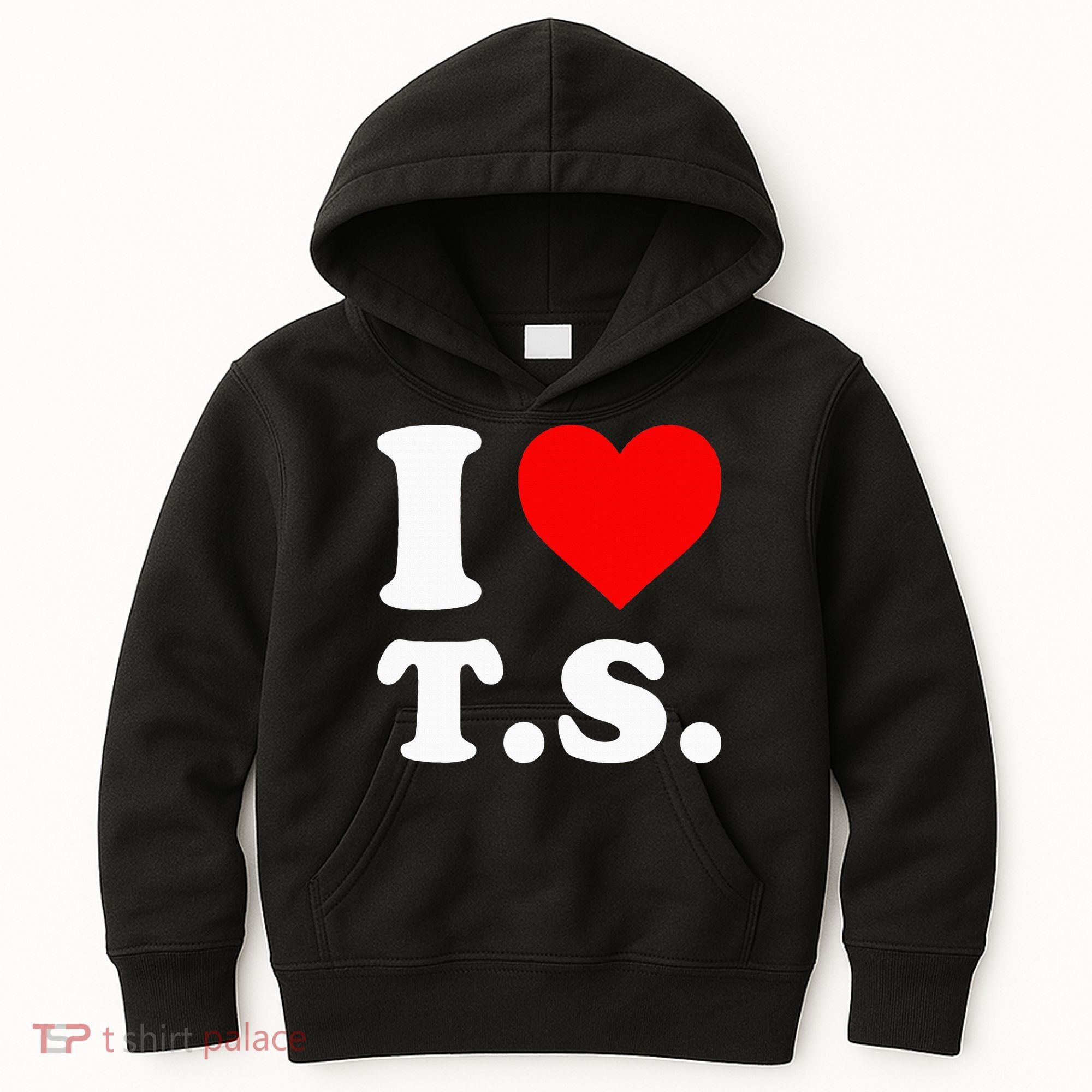 I Love T.S I Heart T.S Kids Hoodie
