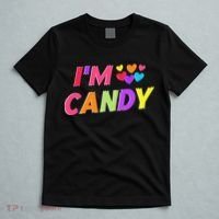 I Love To Eat Candy I'm Candy Funny Couple Matching T-Shirt thumb 5