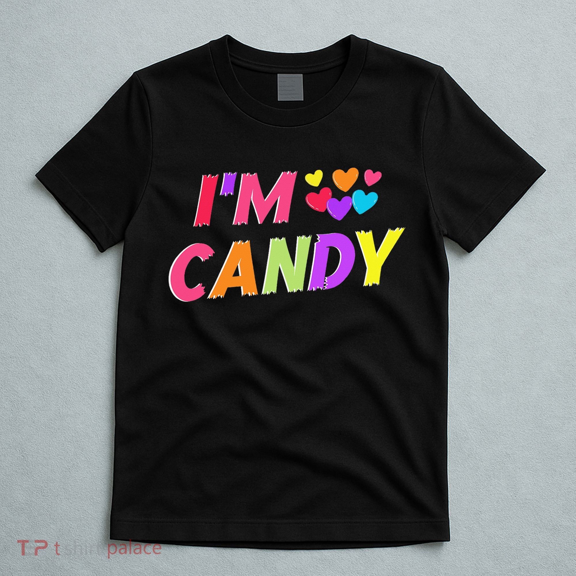 I Love To Eat Candy I'm Candy Funny Couple Matching T-Shirt