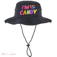 I Love To Eat Candy I'm Candy Funny Couple Matching Bucket Hat thumb 0
