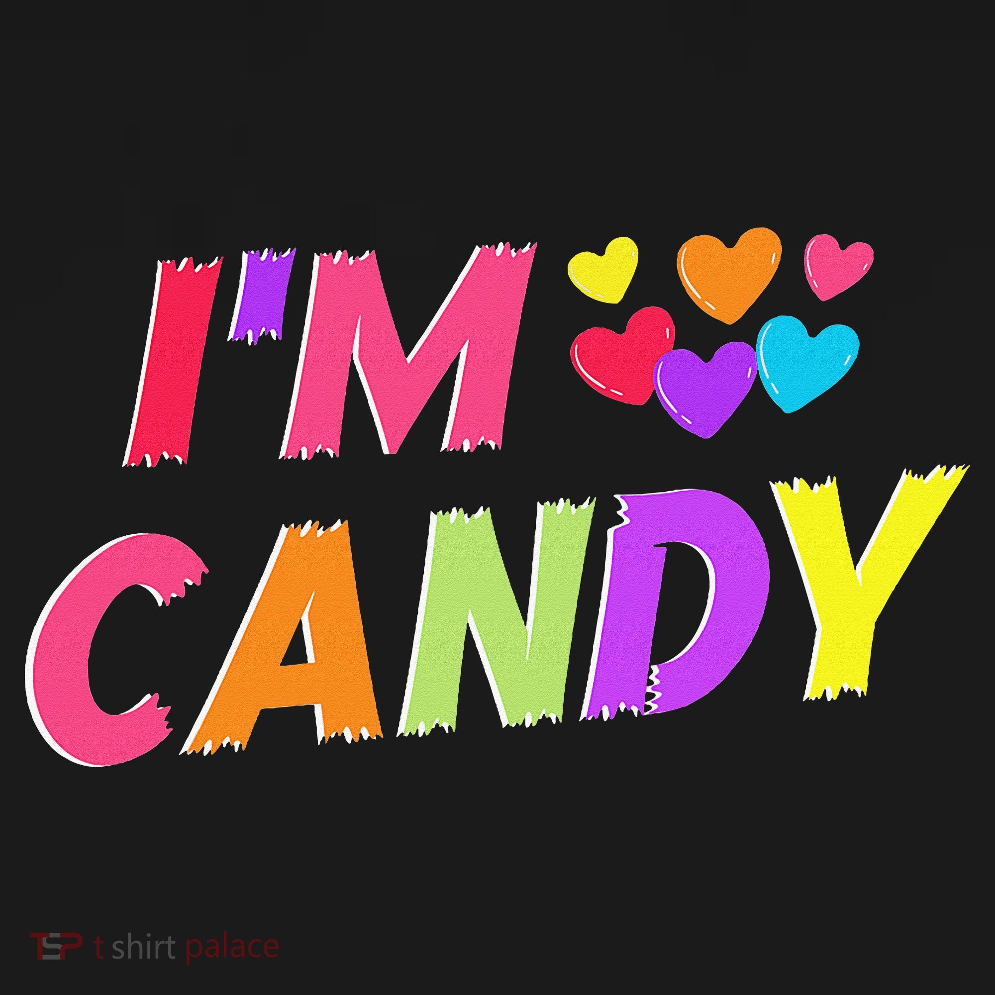 I Love To Eat Candy I'm Candy Funny Couple Matching Women's Tank Top