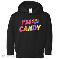 I Love To Eat Candy I'm Candy Funny Couple Matching Toddler Hoodie thumb 0
