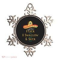 I Lick The Salt Swallow The Tequila And Suck The Lime Cool Gift Ornament thumb 0