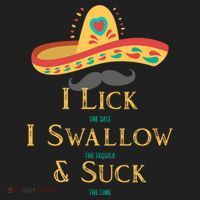 I Lick The Salt Swallow The Tequila And Suck The Lime Cool Gift Golf Towel thumb 3