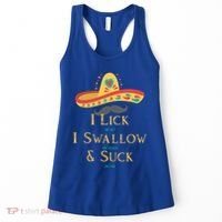 I Lick The Salt Swallow The Tequila And Suck The Lime Cool Gift Women's Tank Top thumb 0