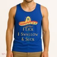 I Lick The Salt Swallow The Tequila And Suck The Lime Cool Gift Tank Top thumb 3