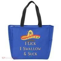 I Lick The Salt Swallow The Tequila And Suck The Lime Cool Gift Tote Bag thumb 0