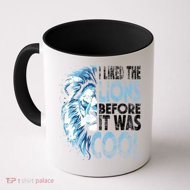 I Liked The Lions Before It Was Cool Funny Vintage Coffee Mug