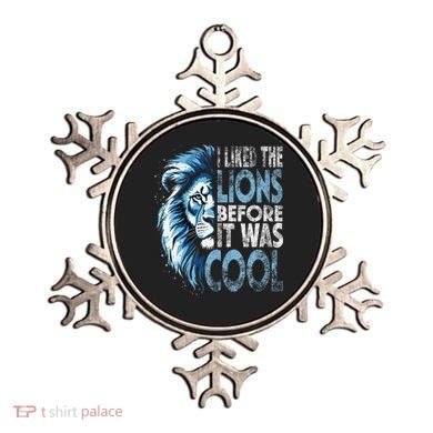 I Liked The Lions Before It Was Cool Funny Vintage Ornament