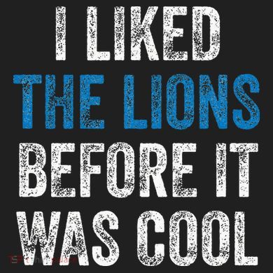 I Liked The Lions Before It Was Cool Comfort Colors Heavyweight Long Sleeve T-Shirt