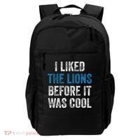 I Liked The Lions Before It Was Cool Backpack thumb 0