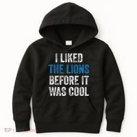 I Liked The Lions Before It Was Cool Kids Hoodie thumb 0