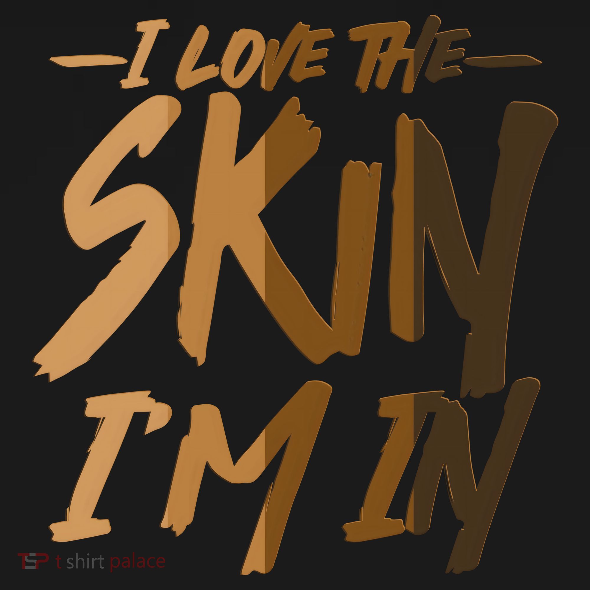 I Love The Skin I'm In Melanin Skin Tones Women's Hoodie