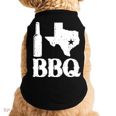 I Love Texas Bbq Doggie Tank
