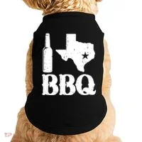 I Love Texas Bbq Doggie Tank thumb 0