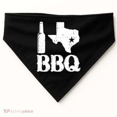 I Love Texas Bbq USA-Made Doggie Bandana