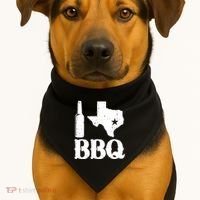 I Love Texas Bbq USA-Made Doggie Bandana thumb 1