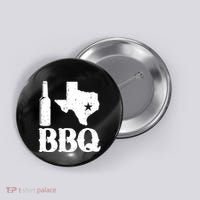 I Love Texas Bbq Button thumb 0