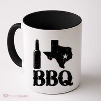 I Love Texas Bbq Coffee Mug thumb 0