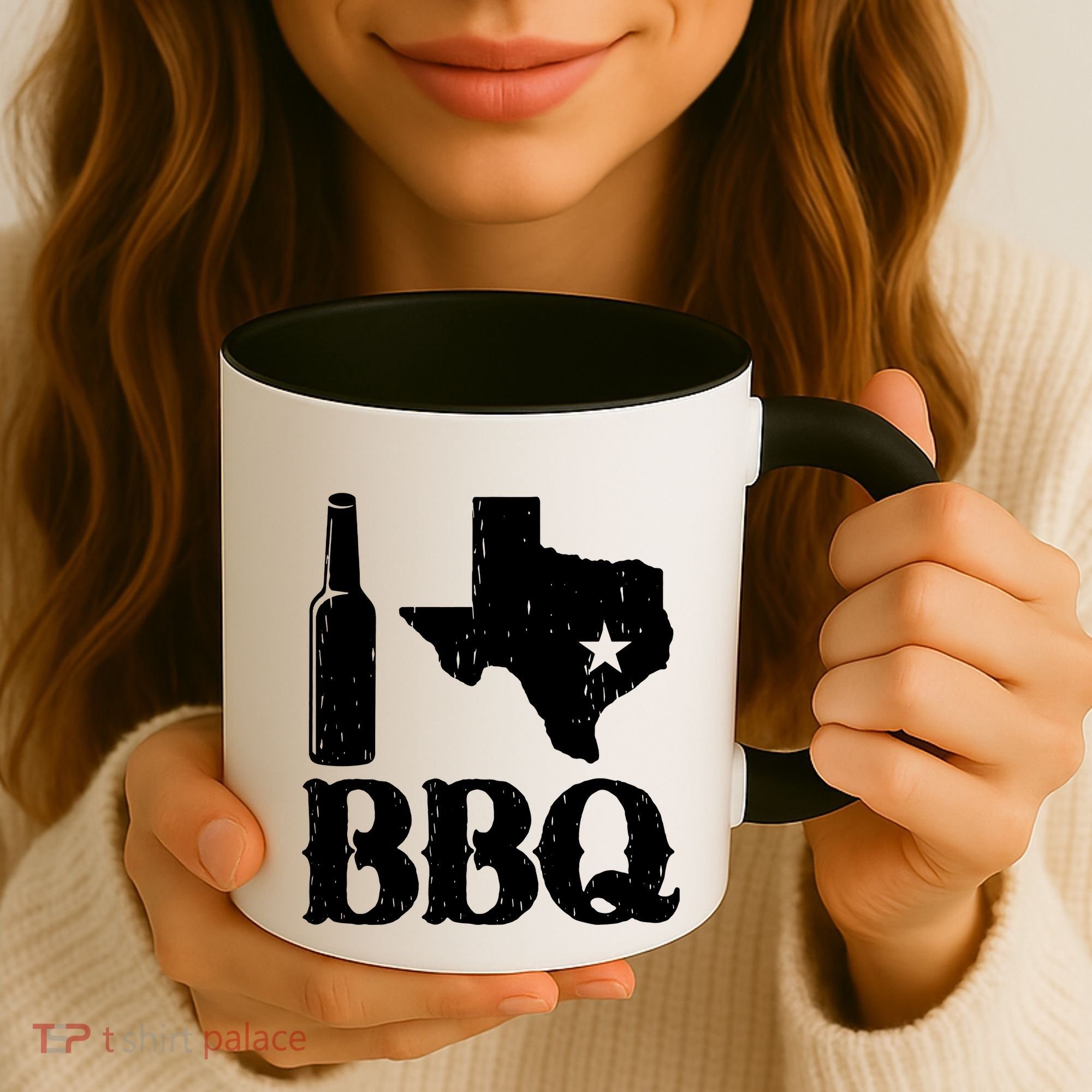 I Love Texas Bbq Coffee Mug