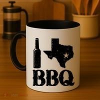 I Love Texas Bbq Coffee Mug thumb 4