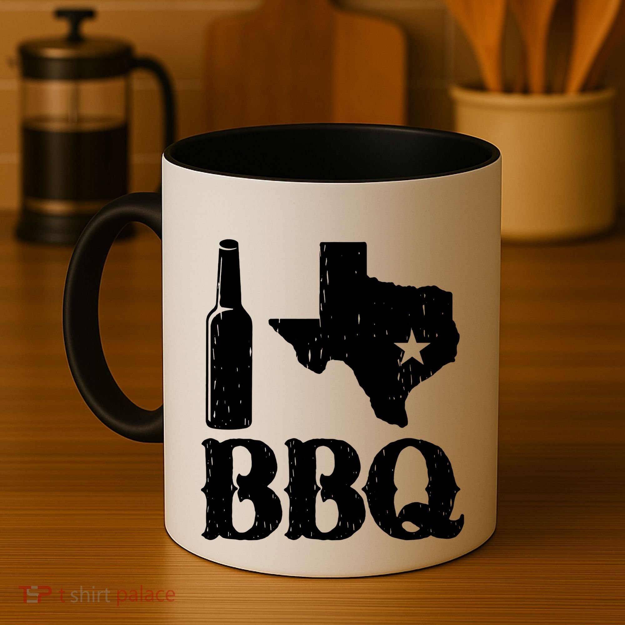 I Love Texas Bbq Coffee Mug