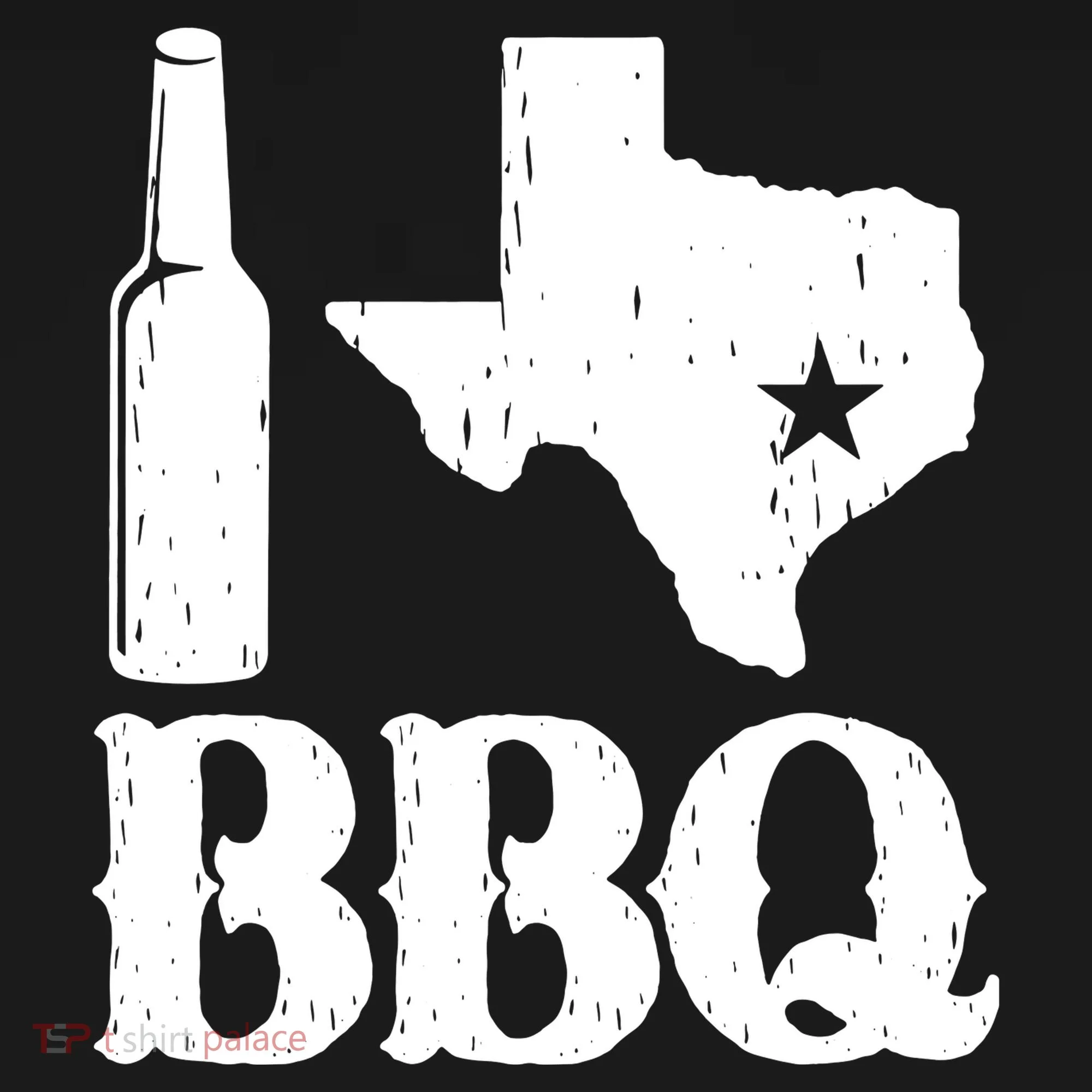 I Love Texas Bbq Women's Hoodie