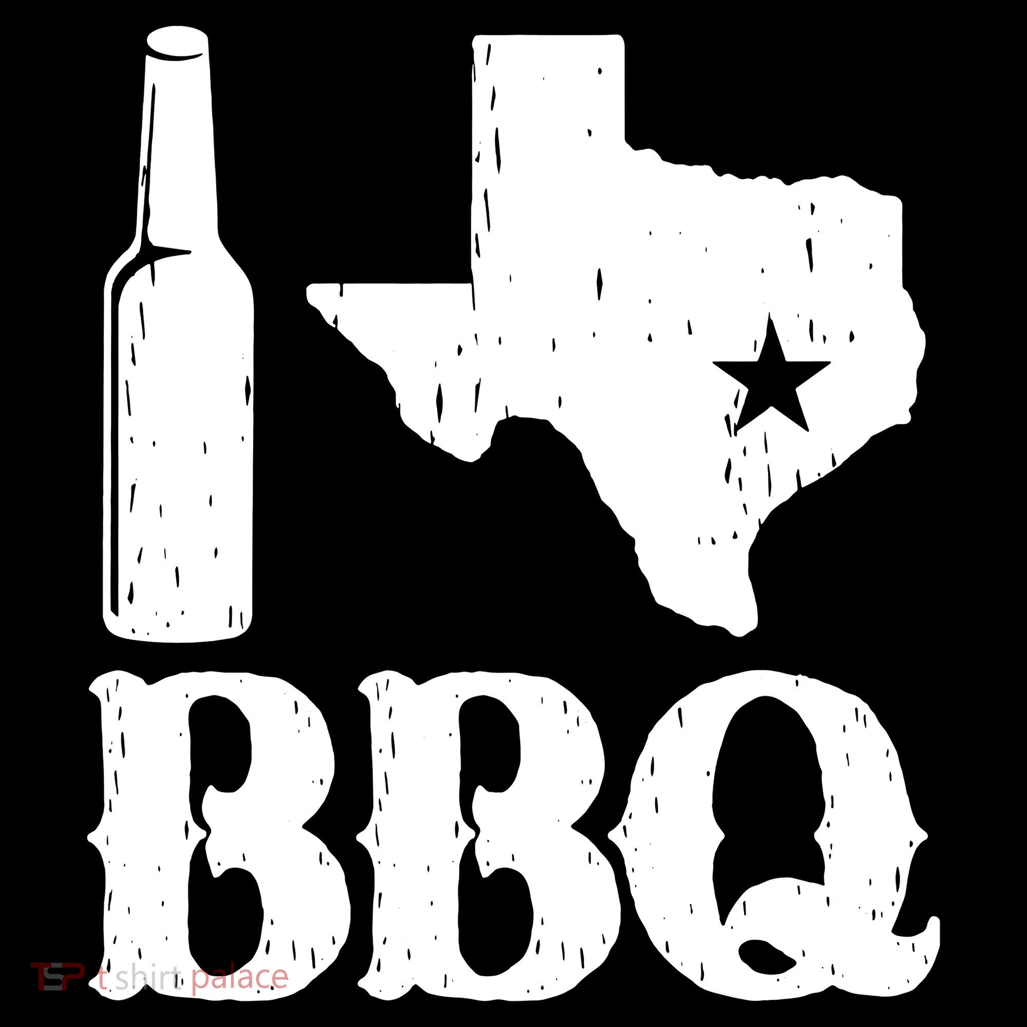 I Love Texas Bbq Ornament