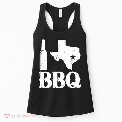 I Love Texas Bbq Women's Tank Top