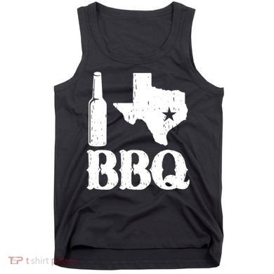 I Love Texas Bbq Tank Top