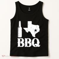 I Love Texas Bbq Tank Top thumb 2